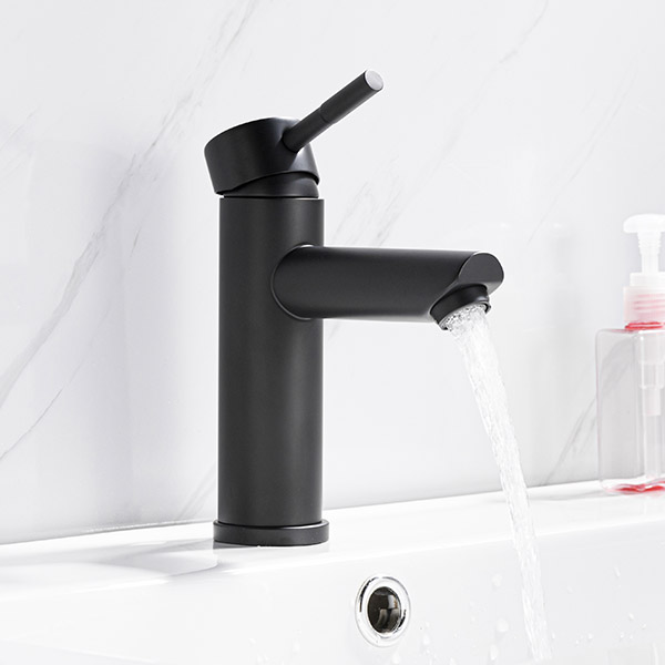 Choisir un robinet de salle de bain en acier inoxydable noir